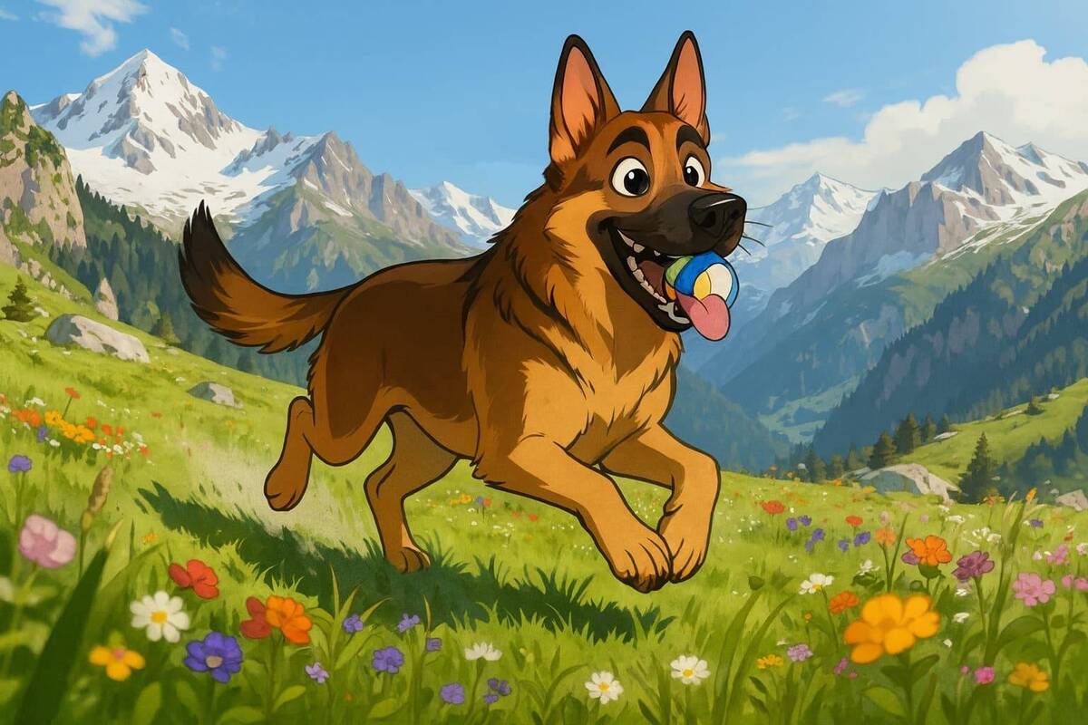 Берта в Альпах