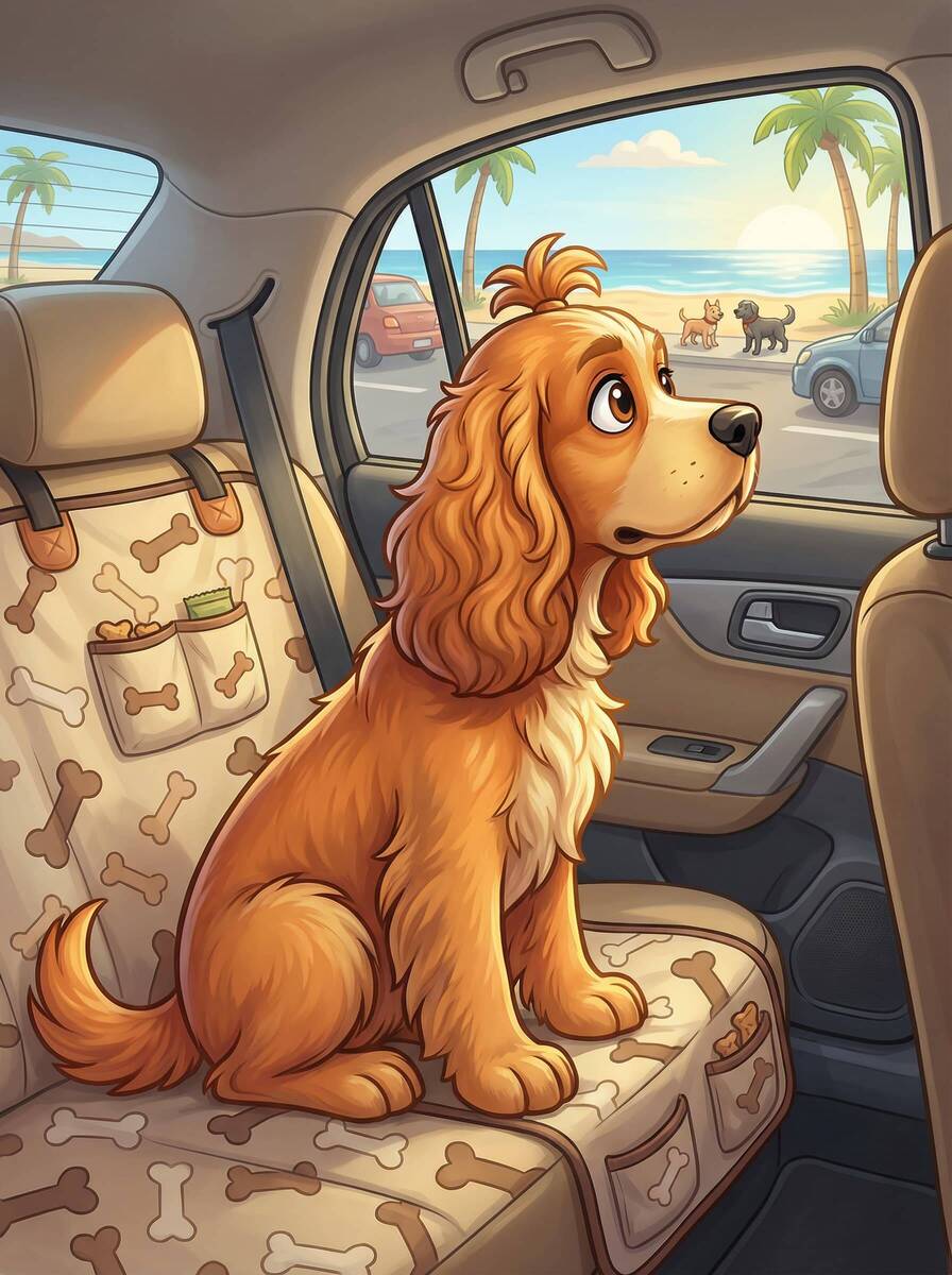 Фиби в машине